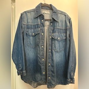 Zara Denim Shacket